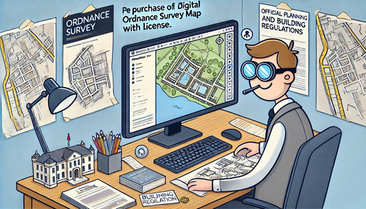 Digital Ordnance Survey Map with License